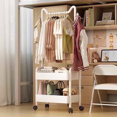 可移动宿舍落地衣帽架大学生寝室