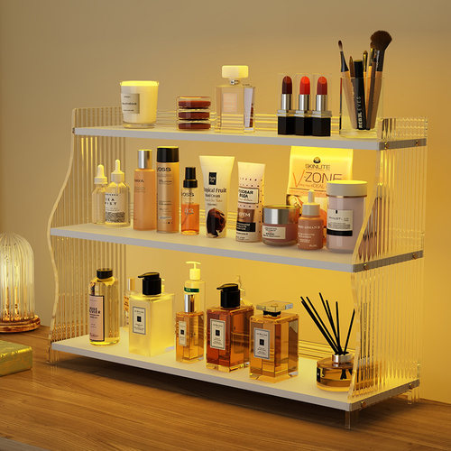 化妆品收纳盒梳妆台架子护肤品