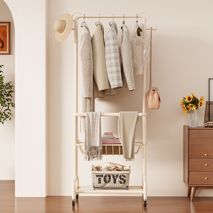 挂衣架落地可移动卧室家用入户玄关衣帽架房间不占地置物架挂包架