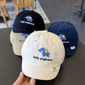 宝宝帽子春秋薄款 男宝儿童棒球帽春潮 鸭舌帽可爱超萌婴儿遮阳夏季