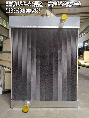 玉柴挖机水箱中冷器冷凝器挖机