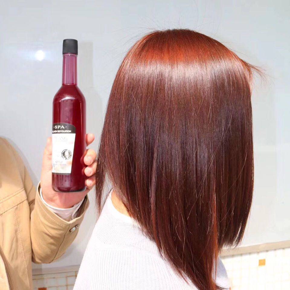 正品锁色头发打蜡染发膏剂纯植物打腊抛光紫红色蓝色闷青色紫色