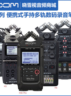 ZOOM H1N H2N H4NPRO H5 H6 H8手持数码数字录音机 录音笔