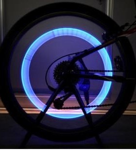 Tyre Tire Valve Caps Bike Light 1PCS Bycicle Luces Led Bicic
