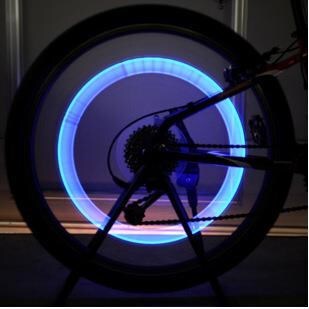 Tyre Tire Valve Caps Bike Light 1PCS Bycicle Luces Led Bicic