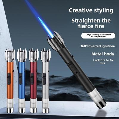 Metal Outdoor Turbine Torch Butane喷火Spray Gun Gas Lighter