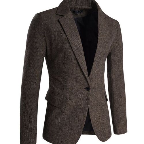 西服男Fashion Men's Blazer Slim Fit Casual Suits Coat Jacket