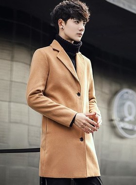 Wool Men s thicker Jackets Mens Coat Winter Overcoat OTO1