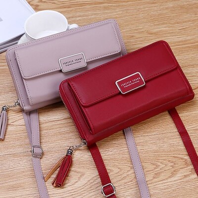 Crossbody wallet 斜挎钱包 拉链零钱包手机包fashion purse girl