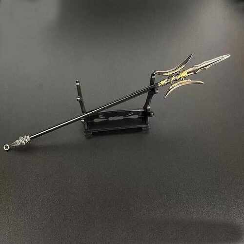 青龙偃月刀金属模型画戟吕布方