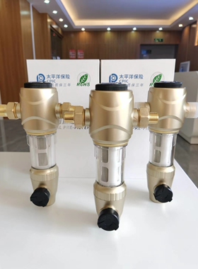 前置反冲洗管道中央全屋净水器
