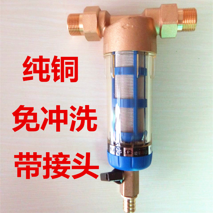 前置过滤器4分净水器管道直饮净水器龙头除垢家用6分过滤器包邮