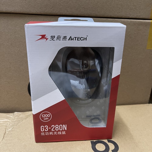 双飞燕G3-280N无线鼠标笔记本苹果台式省电办公家用商务无线USB