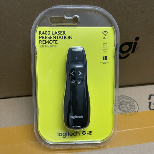 正品 Logitech/罗技R400/R500s/R800无线翻页笔 PPT演示器红光投影激光遥控笔