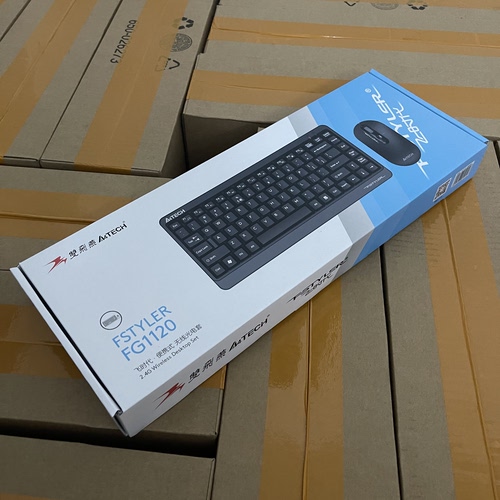 双飞燕FG1120 86键 无线键鼠套装 小尺寸小型小巧