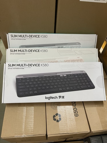 国行正品罗技K580无线键盘办公家用薄款耐用省电便携电脑外设
