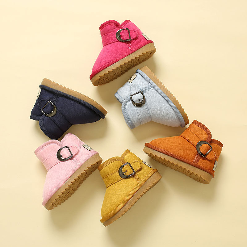 Chaussures enfants en autre ronde suture de voiture pour hiver - semelle tendon - Ref 1038371 Image 4