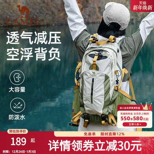 骆驼户外旅游旅行双肩背包