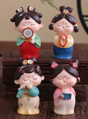 38节母亲节汉服唐仕女摆件装饰西安文创纪念品陕西旅游洛阳特产旅