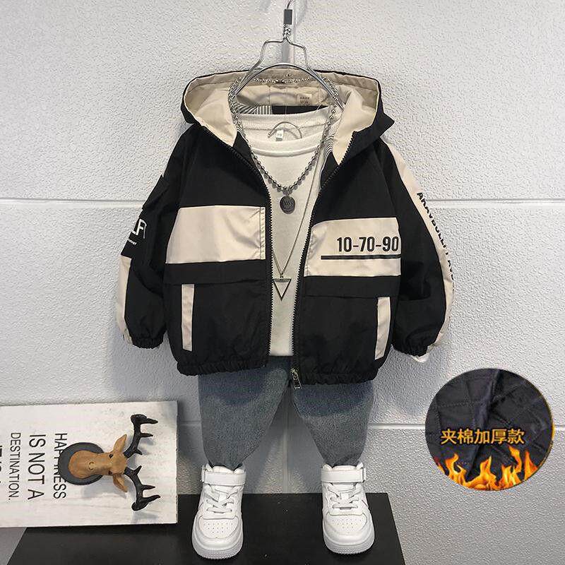 소년 코트 2024 봄 유행 탑 퀼트 어린이 봄 가을 거리 윈드 브레이커 잘 생긴  재킷 유행