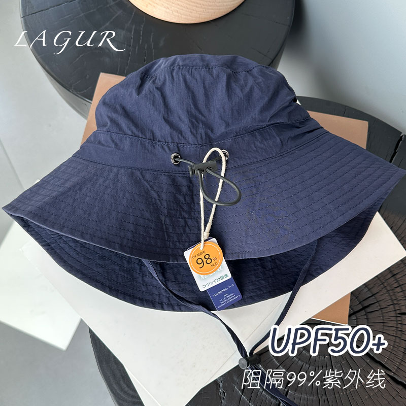 渔夫帽轻薄速干可折叠收纳遮阳帽