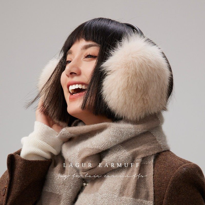「真狐狸毛耳罩」超大毛绒【超能小太阳】雪球球！护耳耳罩,服饰配件/皮带/帽子/围巾,耳套,淘宝优惠券,粉丝福利购,淘宝优惠卷