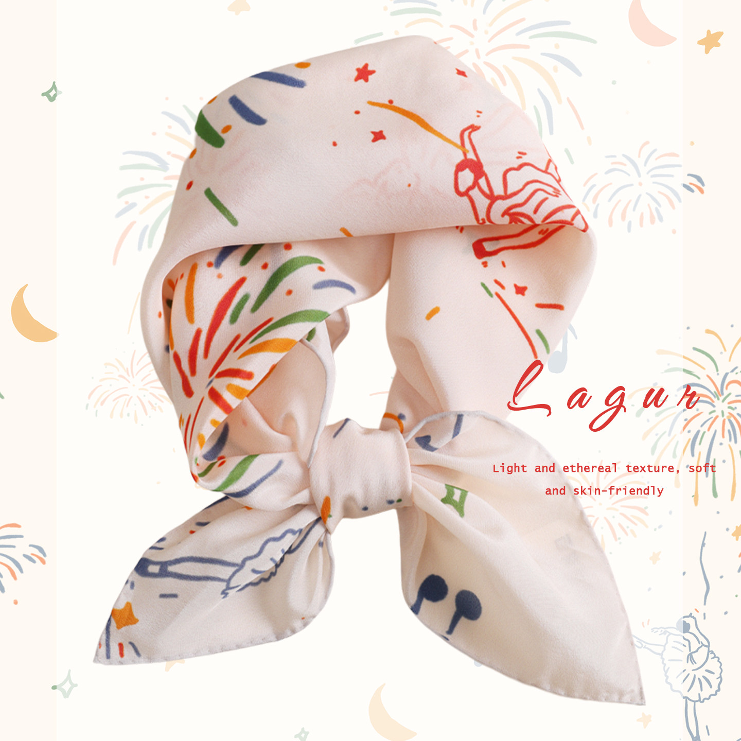 100%桑蚕丝小尺寸方巾春秋新款女