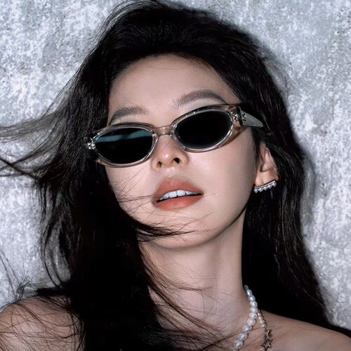 章若楠同款gm猫眼墨镜女2025新款高级感防紫外线圆脸街拍太阳眼镜