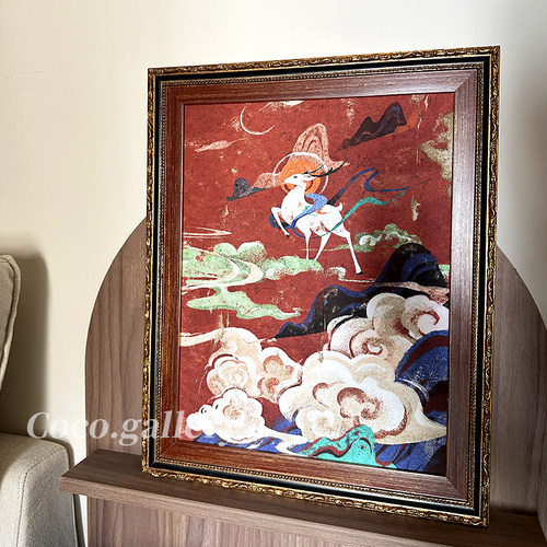 乔迁新居吉祥寓意九色鹿装饰画