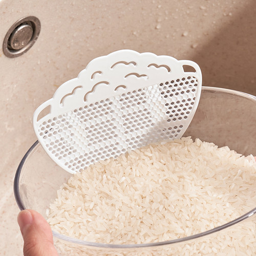 沥水挡板淘米神器滤水板洗米筛