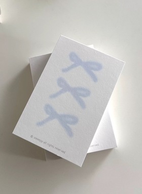 sleeepp温柔便签分装韩系盐系手帐素材装饰蝴蝶结甜点布丁ins风