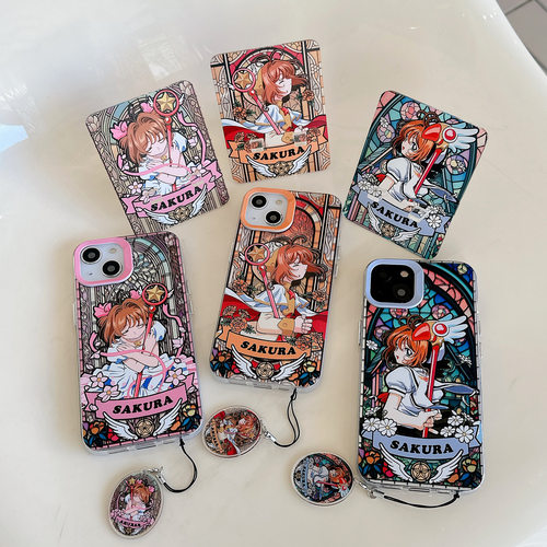 iPhone17百变小樱透明卡通手机壳