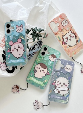 吉伊卡哇Chiikawa栗子馒头iphone17promax海獭Usagi风狮Hachiware古本屋17air手机壳适用苹果16plus保护壳13m