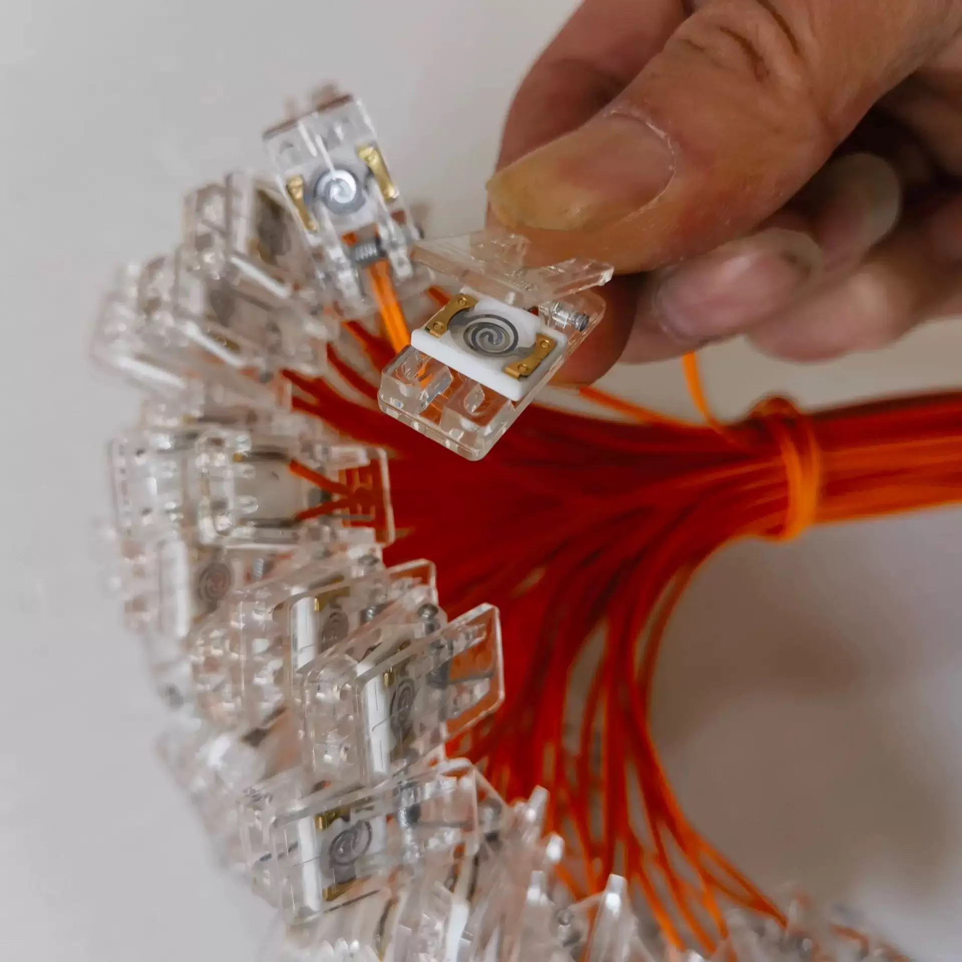 电子充电打火机钨丝加热片7.4v发热丝夹子防火夹点烟器电阻丝线