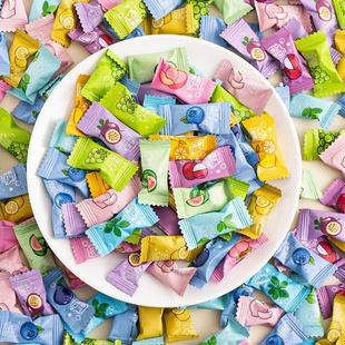 无糖维c薄荷糖含片清新口气压片糖果混合水果味散装小零食糖果