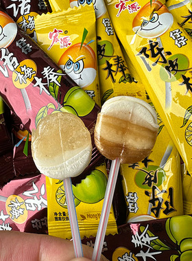 宏源仔仔棒陈皮味话梅味棒棒糖怀旧童年小吃儿童节礼物零食糖果