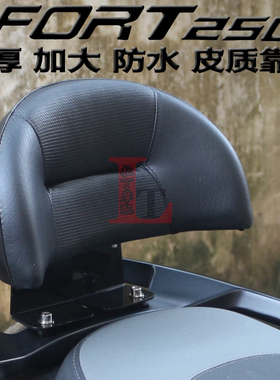 适用钱江FROT鸿250/纪念版改装后靠背防水加大加厚后座靠背靠腰