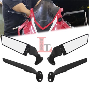 适用本田CBR400R CBR500R改装定风翼后视镜刀锋大视野镜面反光镜