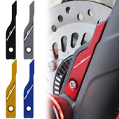 适用五羊本田NWG150改装 饰壳防磕盖 前轮ABS保护罩防抱死传感器装