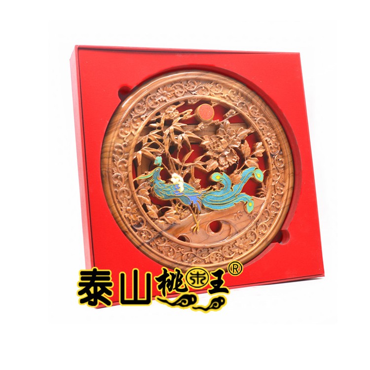 泰山桃木王泰安东阳桃木景泰蓝
