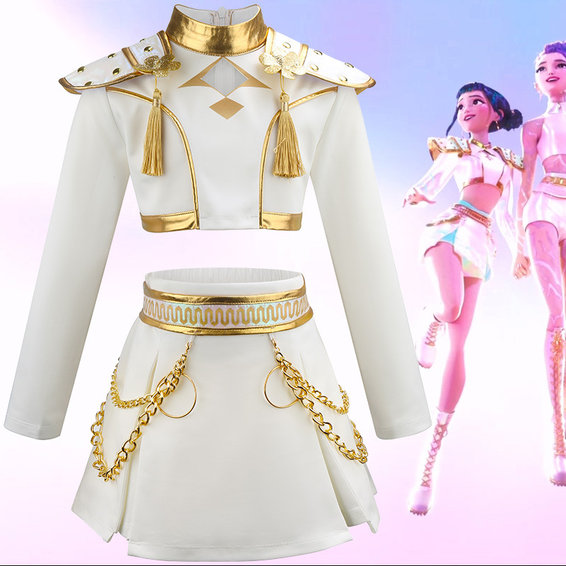猎魔女团cos服K-POP韩流巨星鲁米佐伊米拉cosplay打歌舞台服套装