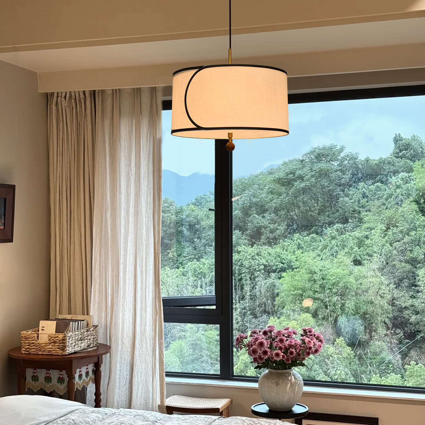 创意复古吊灯  独特腰线设计