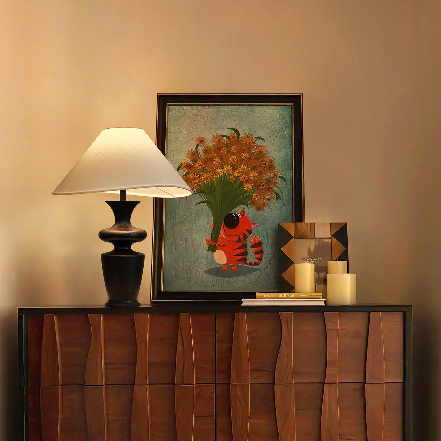 法式中古风台灯卧室床头灯主卧高级感美式复古侘寂风氛围床头柜灯,家装灯饰光源,装饰台灯,淘宝优惠券,粉丝福利购,淘宝优惠卷