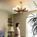 复古餐厅灯中古风吸顶灯全屋灯具 客厅灯吊灯主灯美式 旭呈新款 法式