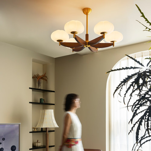 新款设计法式复古客厅灯吊灯主灯