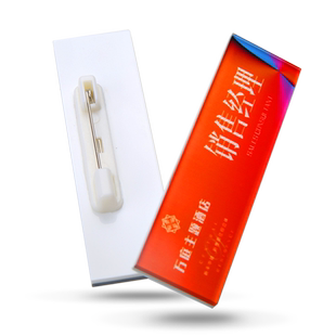 亚克力胸牌定做 工牌制作 异形滴胶滴塑酒店员工号码牌服务员牌子