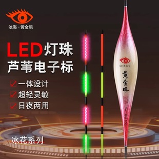 黄金眼官方旗舰店正品芦苇高灵敏电子鱼漂LED双面灯带夜光浮漂
