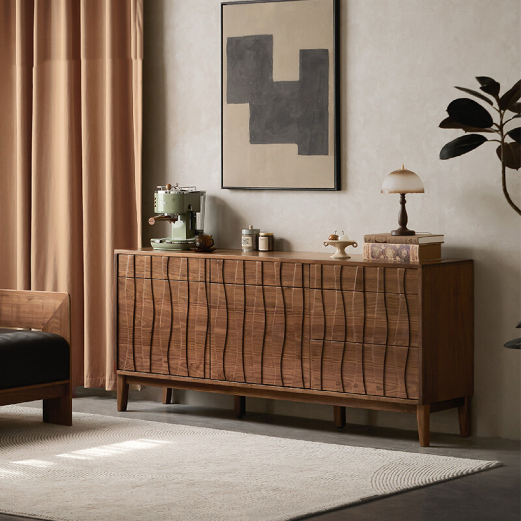 杭州上海中古风黑胡桃木斗柜客厅储物柜榫卯结构收纳柜现代简约,住宅家具,斗柜,淘宝优惠券,粉丝福利购,淘宝优惠卷