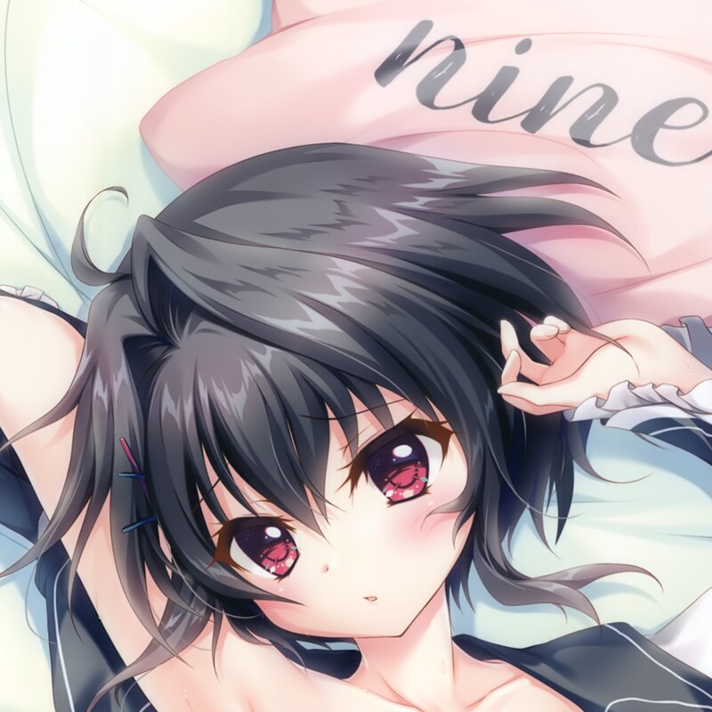 ws501 9-nine-雪色雪花雪余痕结城希亚动漫等身抱枕套动漫周边等