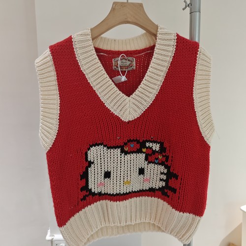 2025秋冬新款韩版宽松慵懒风圆领套头毛衣女针织衫上衣